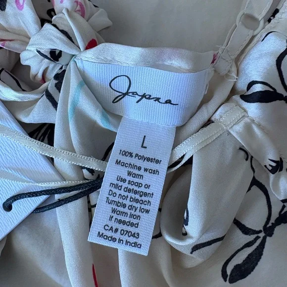 Japna NWT scarf bandana tank Paris French print the back size large - Picture 4 of 9